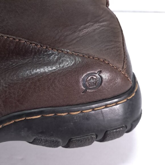 Born Ankle Boots Men US 8, EU 41 Brown Leather Casual Lace Up Chukka - Picture 11 of 16